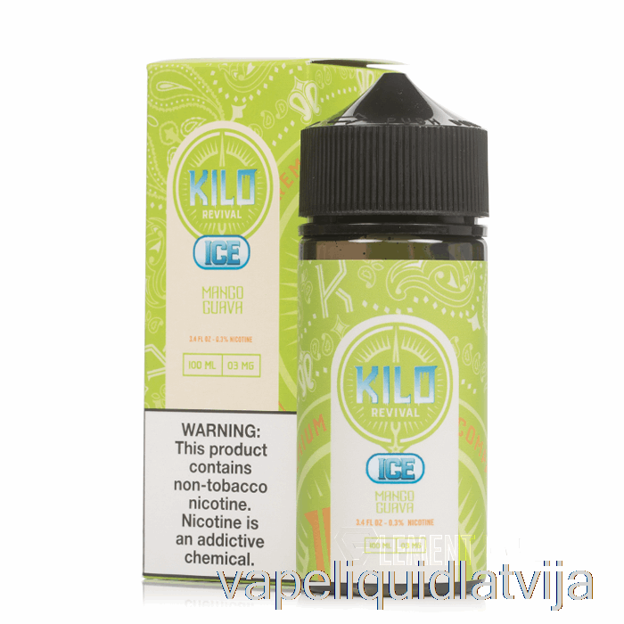 Ledus Mango Gvajava - Kilo Revival - 100ml 0mg Vape šķidrums